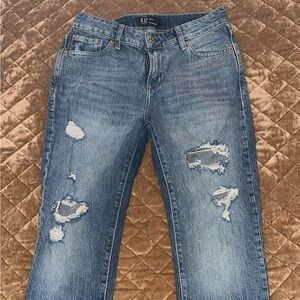 GAP Boyfriend cropped jeans 4/27R
